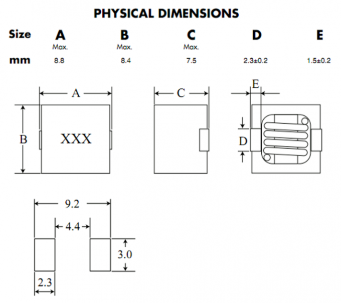 16A Fixed Ferrite SMD Shielded Inductor Coils Chokes
