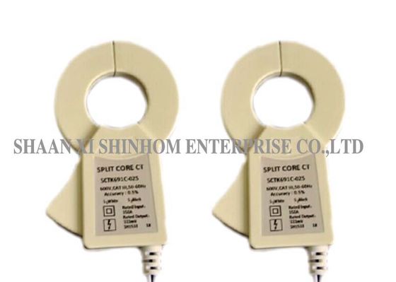 0 - 1000A Single Phase Clamp On Current Transformer Split Core Completely Enclosed
