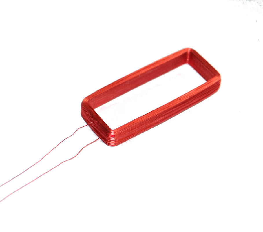 RFID Transponder Air Core Coil 125KHz Frequency 0.14mm Wire Diameter