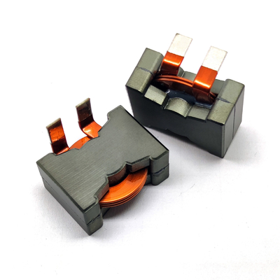 Low Resistance High Current Flat Copper Wire Inductor 50uH Shielded Constrution