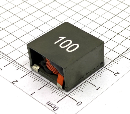 Low Resistance High Current Flat Copper Wire Inductor 50uH Shielded Constrution