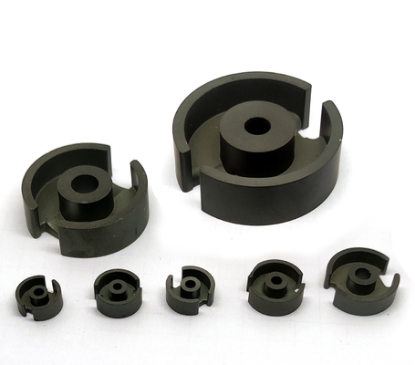 MnZn Material Pot Type Ferrite Core P80 / P112 / P150 For High Frequency Transformer