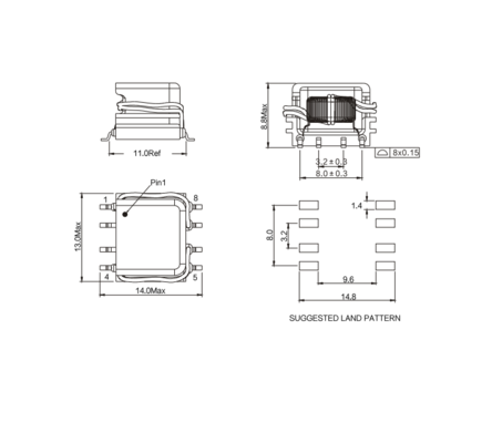 High-Performance Audio Frequency Transformer with 20Hz - 20kHz Operating Frequency and IEC 61558-2-6 Compliance