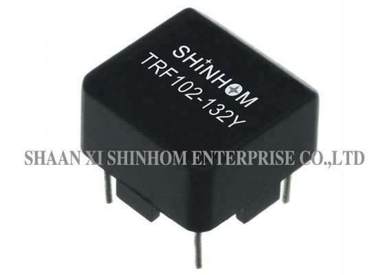 Small Profile Ferrite Core Choke Black Color With Plastic Case Protection