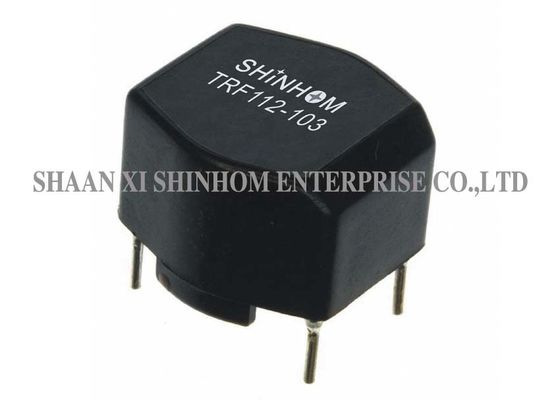 Small Profile Ferrite Core Choke Black Color With Plastic Case Protection