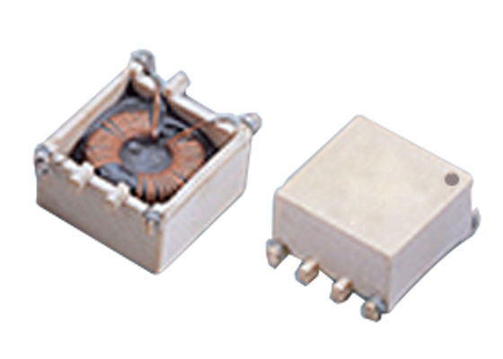 SMD Common Mode Choke Coil Low Profile With Silicone Potting Compound