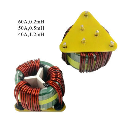 Noise Suppression 100KHz 3 Winding Common Mode Choke