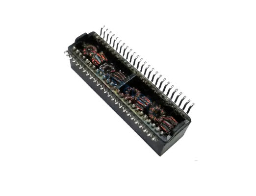 Dual Ports Magnetics Modules Poe Lan Transformer 600MA
