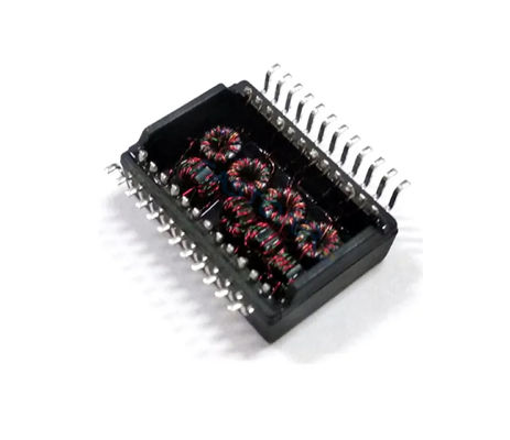 Dual Ports Magnetics Modules Poe Lan Transformer 600MA