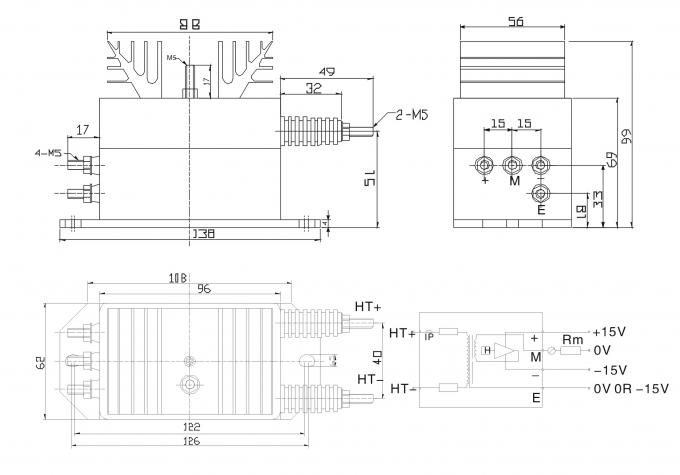 High Precision Hall Effect Current Sensor For Frequency Control Device
